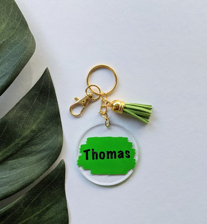 Personalised Keyrings for Kids | School Bag Tags