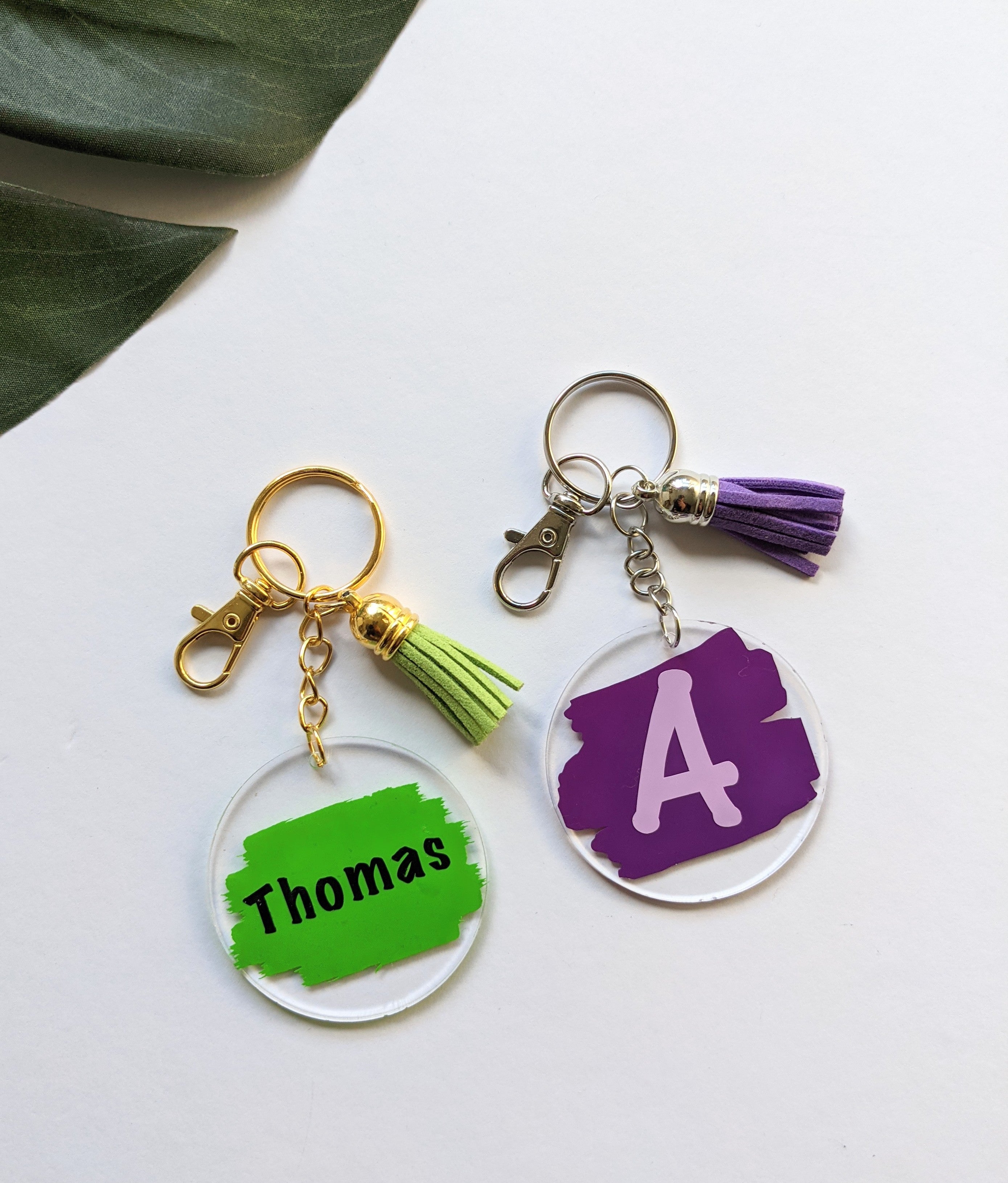 Kids sale name keyrings