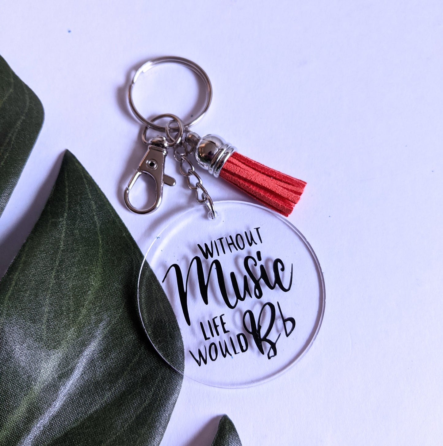 Keyring for Music Teacher Gift | Music Student Gifts