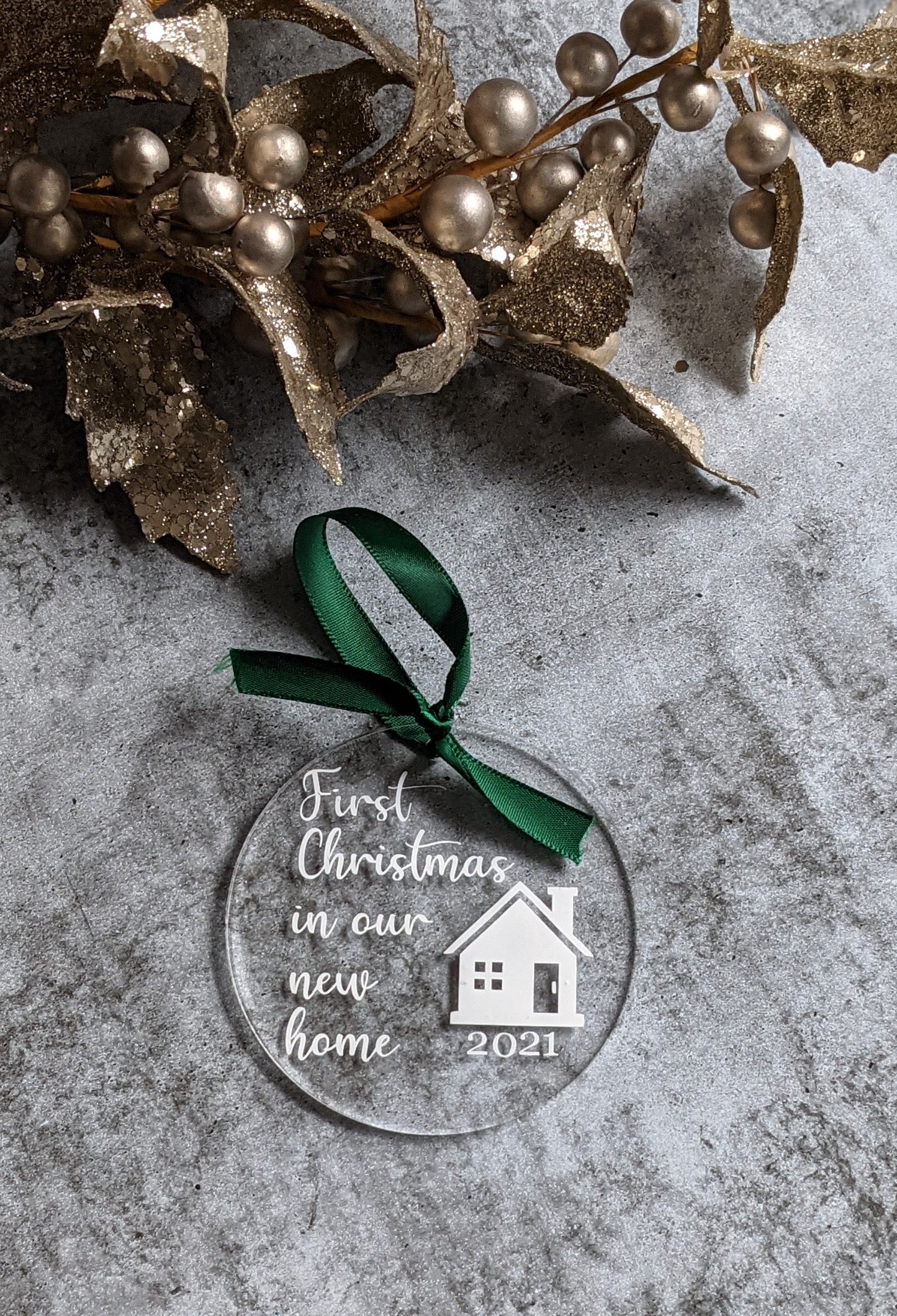 Our First Christmas in our New Home 2024 Tree Ornament | New Home XMAS decorations