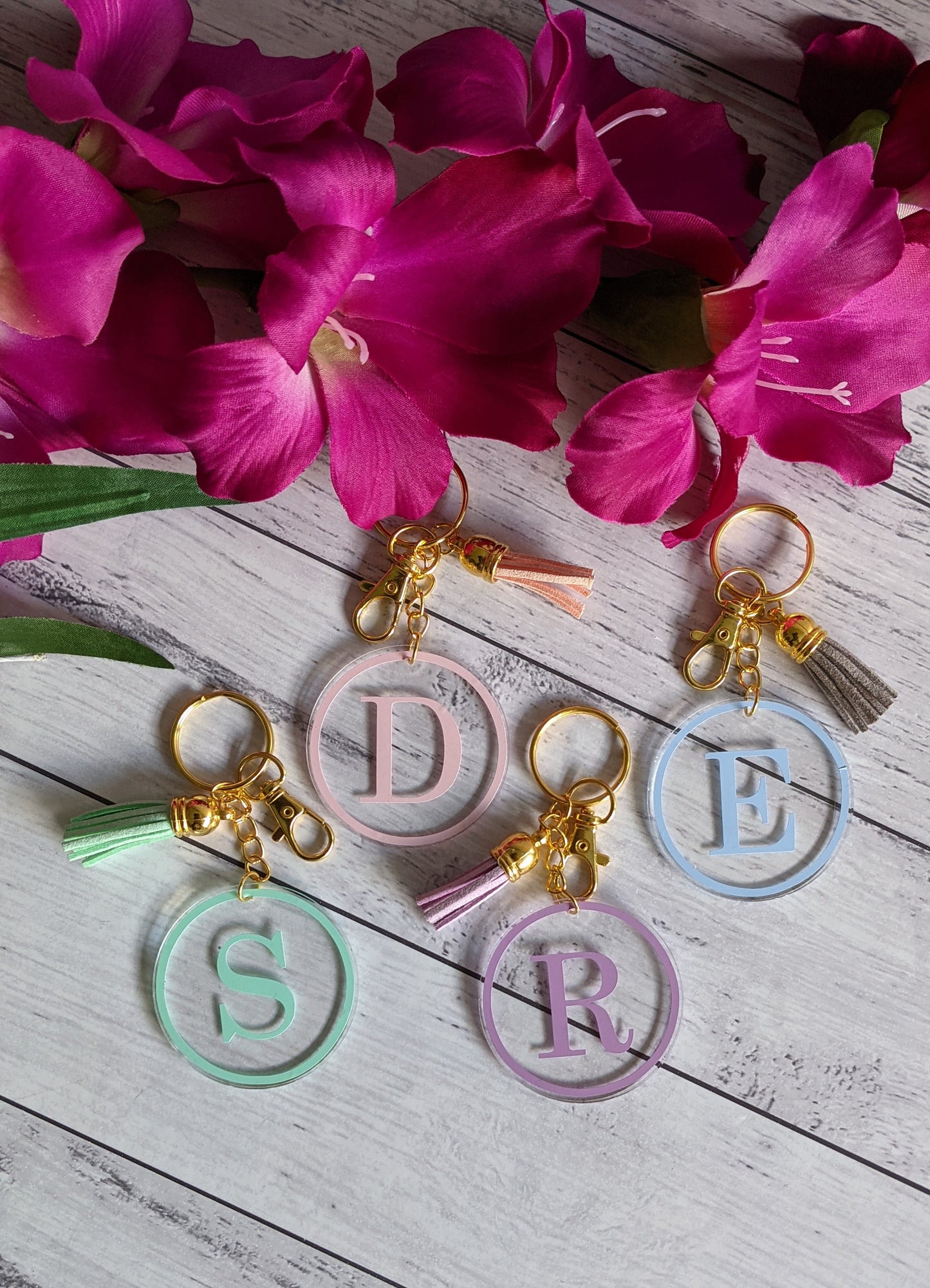 Personalised Monogram Initial Keychain