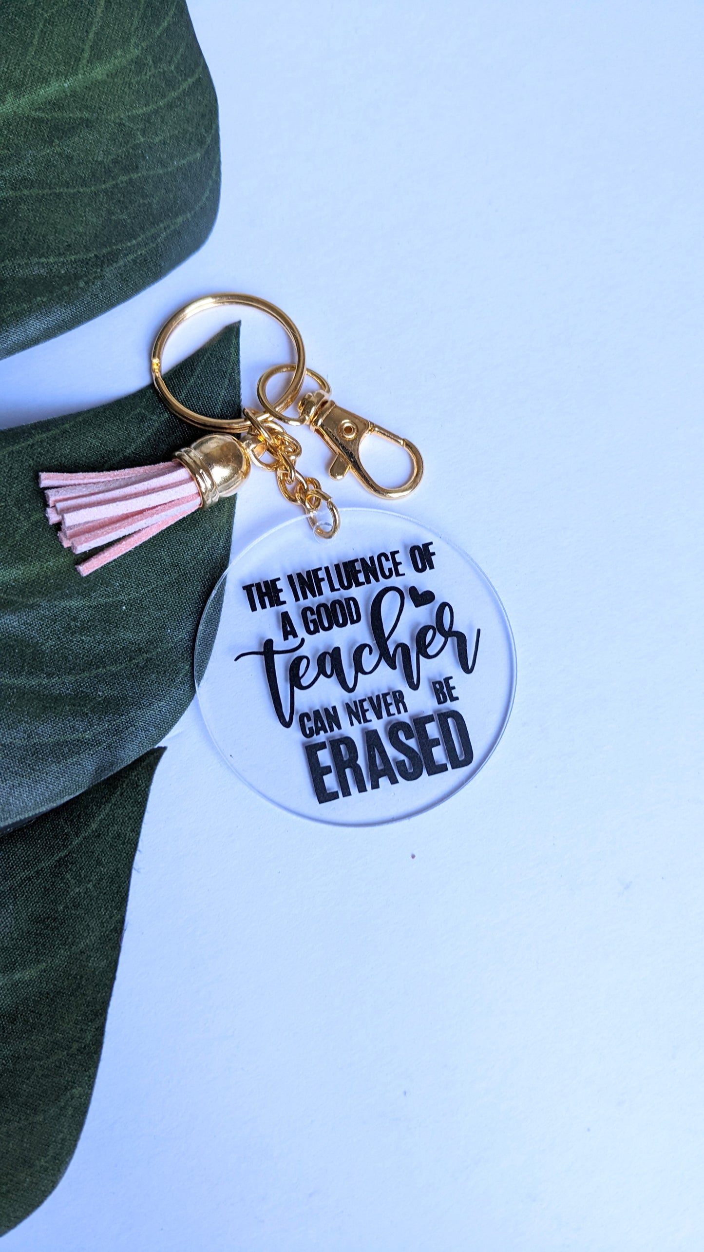 Gifts for Teachers | Acrylic Keyring | End of Year Teacher Appreciation Gift