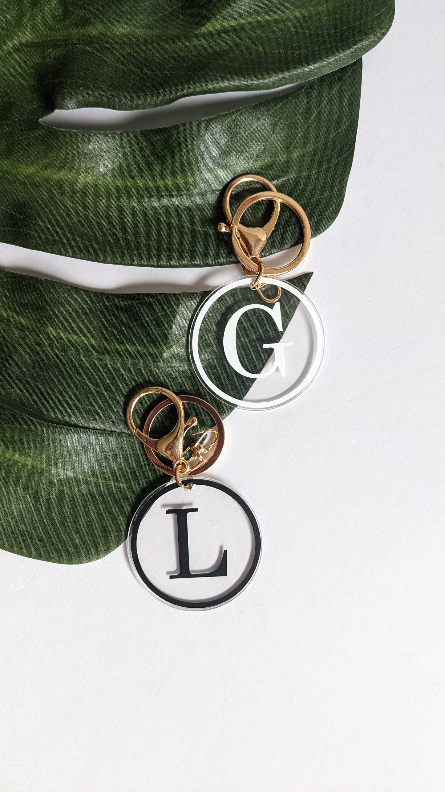 Personalised Monogram Initial Keychain