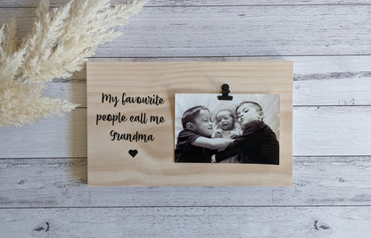 Personalised Photo Plaque |  My Favourite People