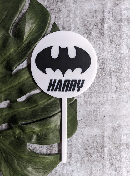 Personalised Batman Cake Topper