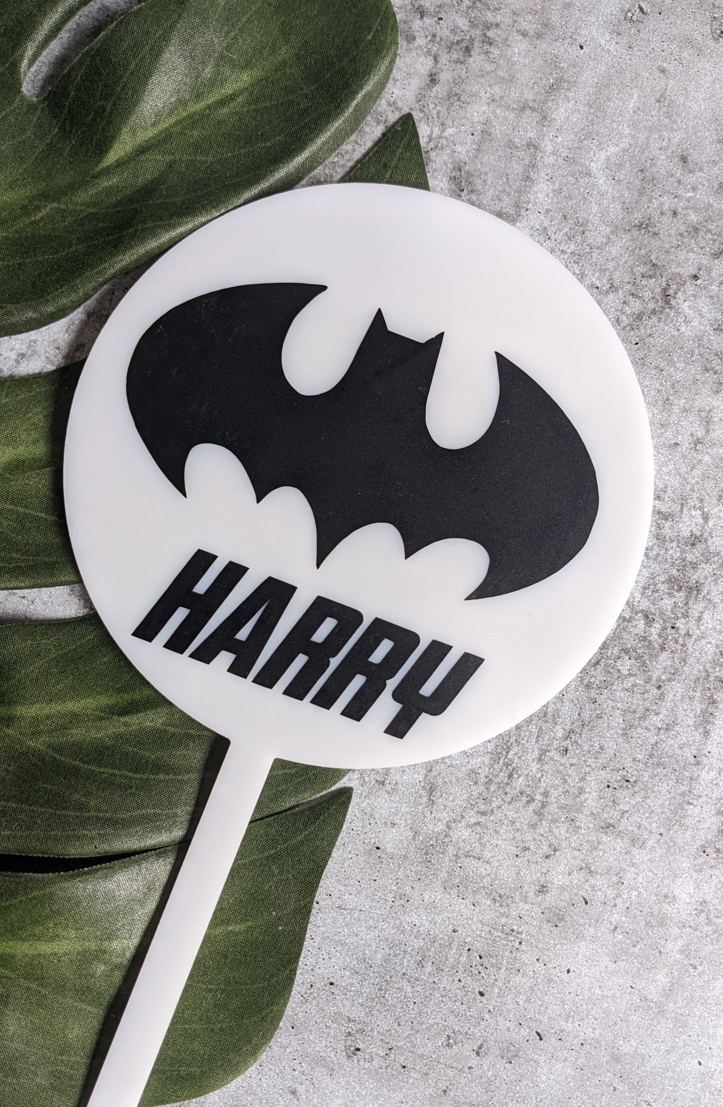 Personalised Batman Cake Topper