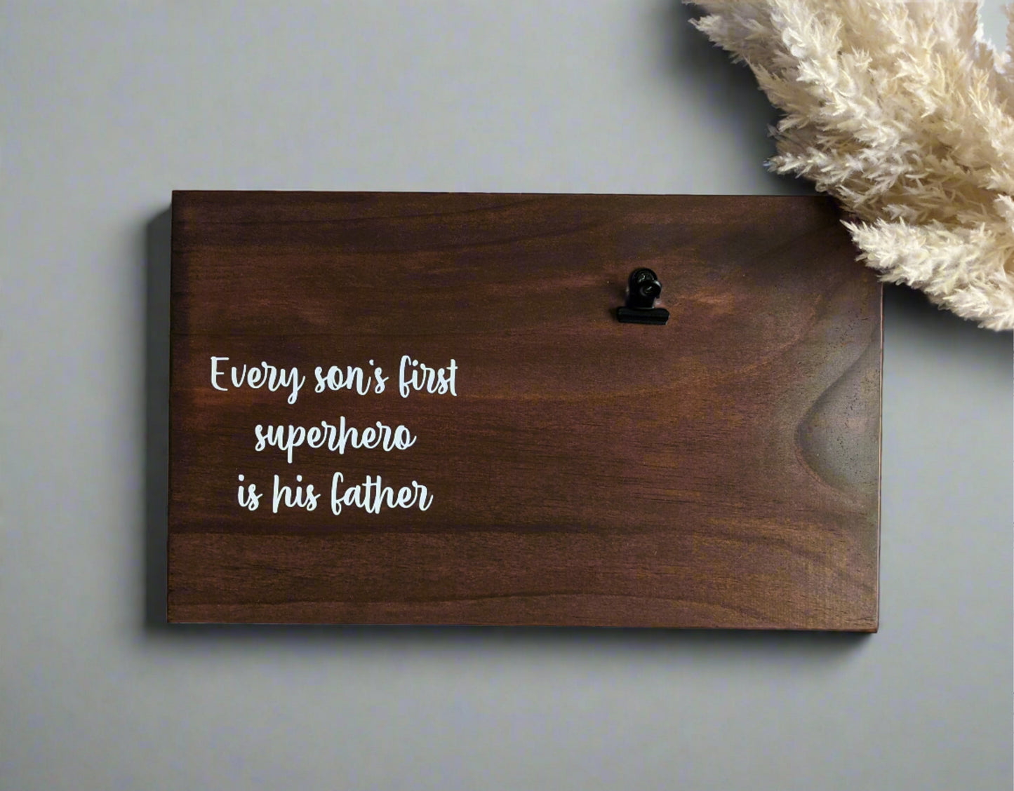 Photo Plaque | Super Hero Dad