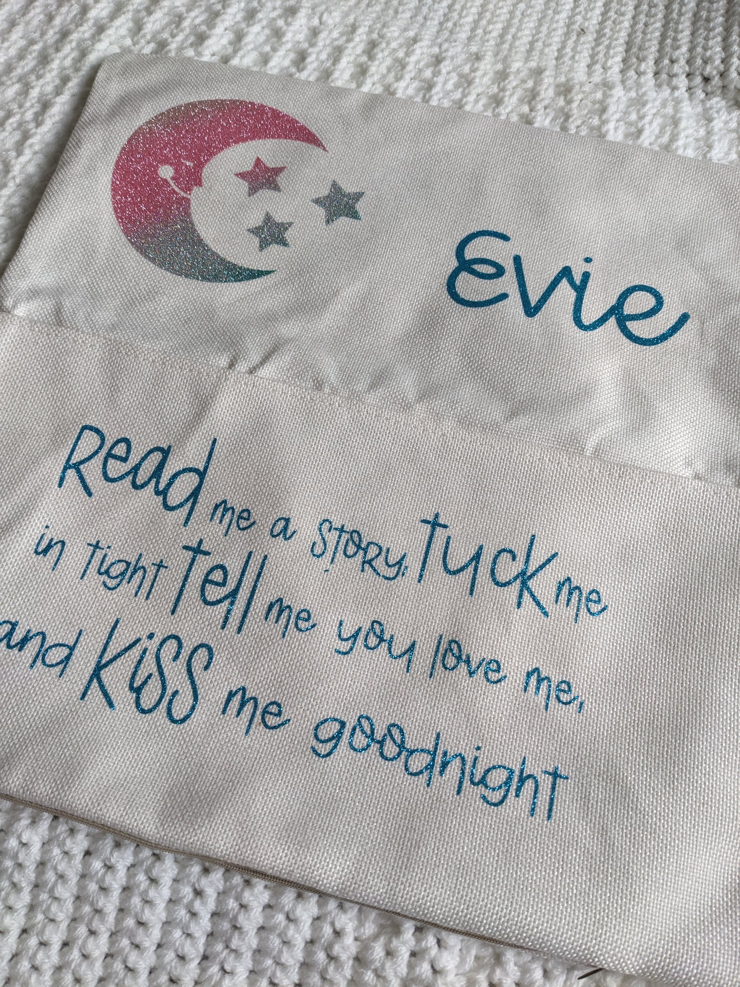 Personalised Children's Book Pillow Case | Reading Cushion Cover