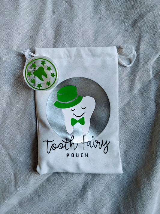 Tooth Fairy Bag - Green Top Hat