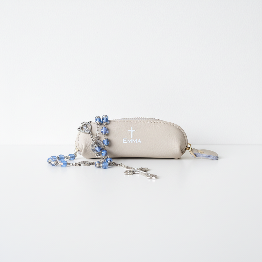 Personalised Rosary Bead Pouch