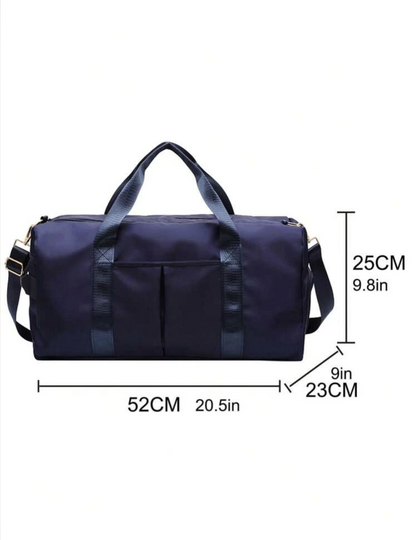 Navy Personalised Sports Duffle Bag