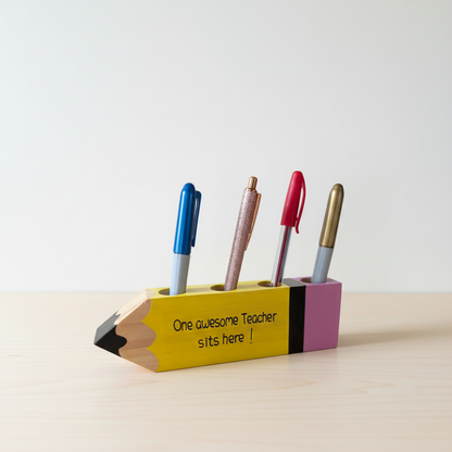 Teacher Pen Holder and Pencil Case set
