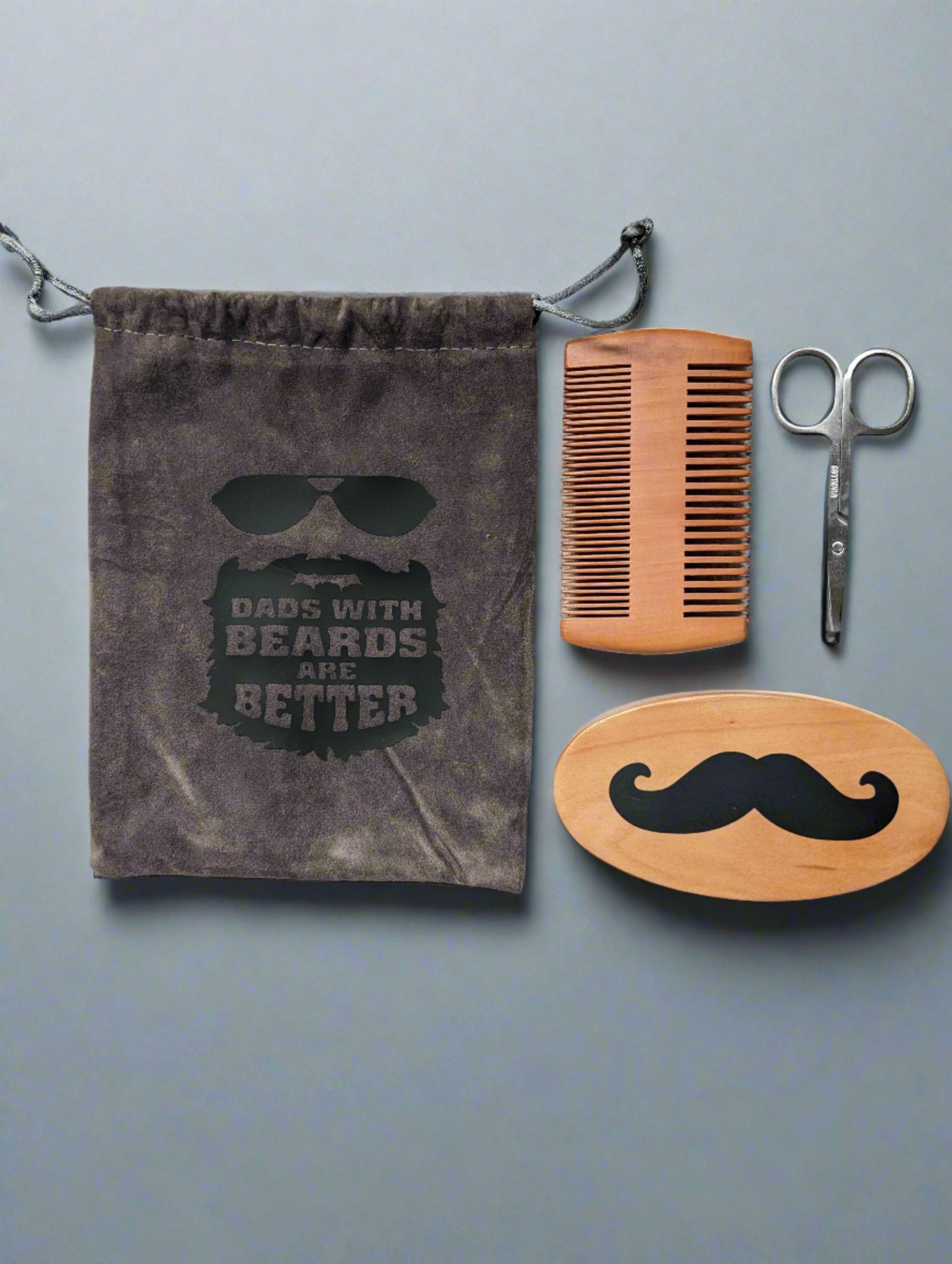 mens beard grooming kit. Dads with beards are better