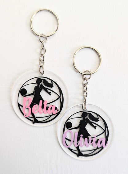 Netball Keyring for Kids