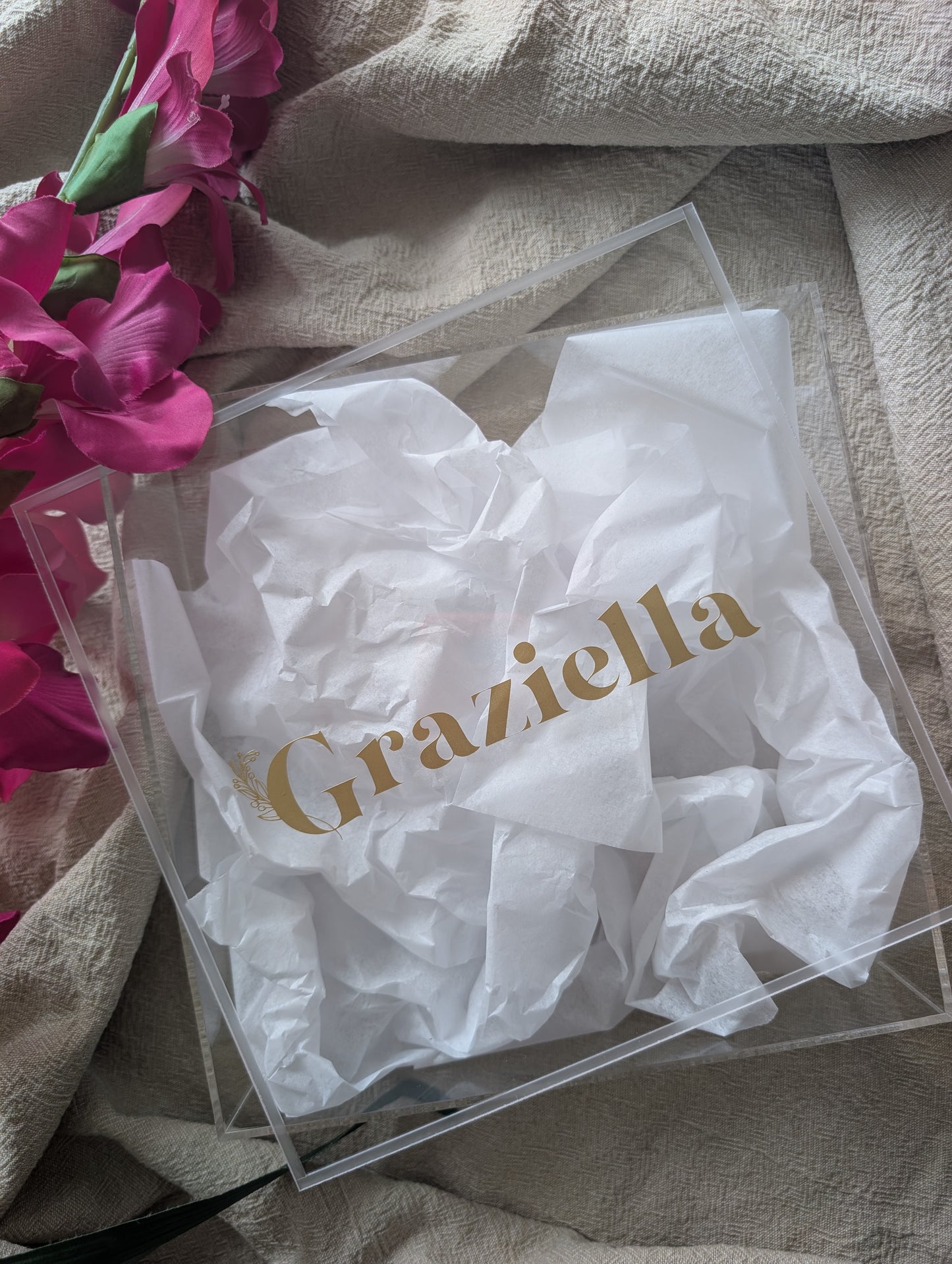 Acrylic Keepsake Box