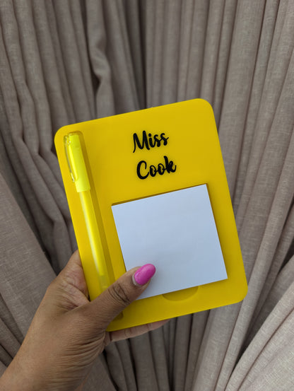 Teacher Post It Note Holder