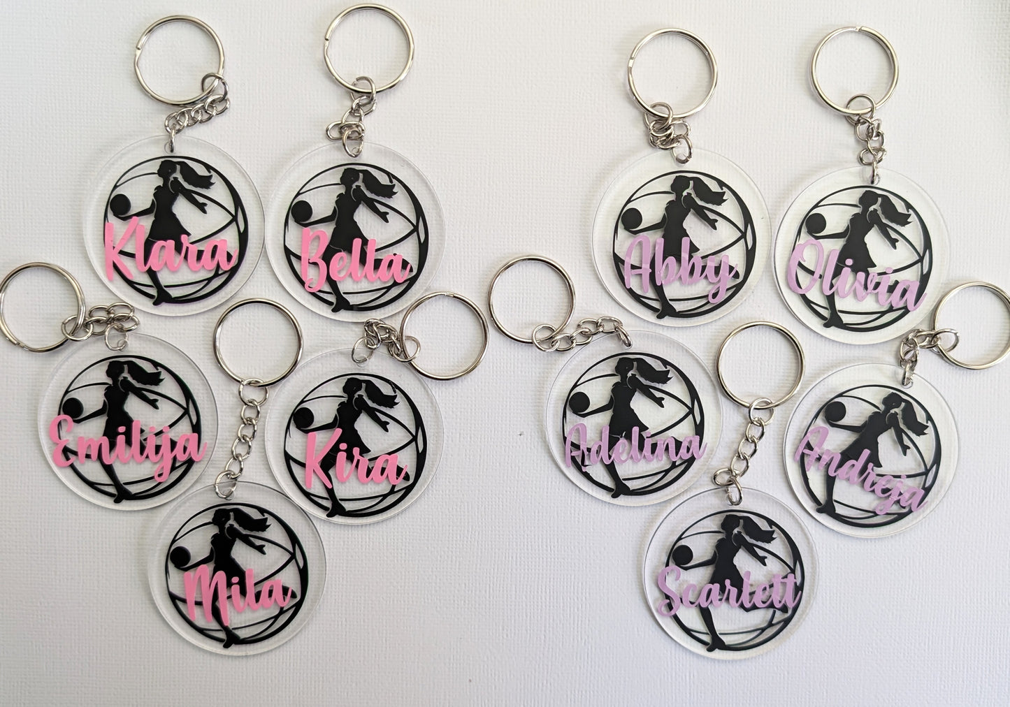 Netball Keyring for Kids