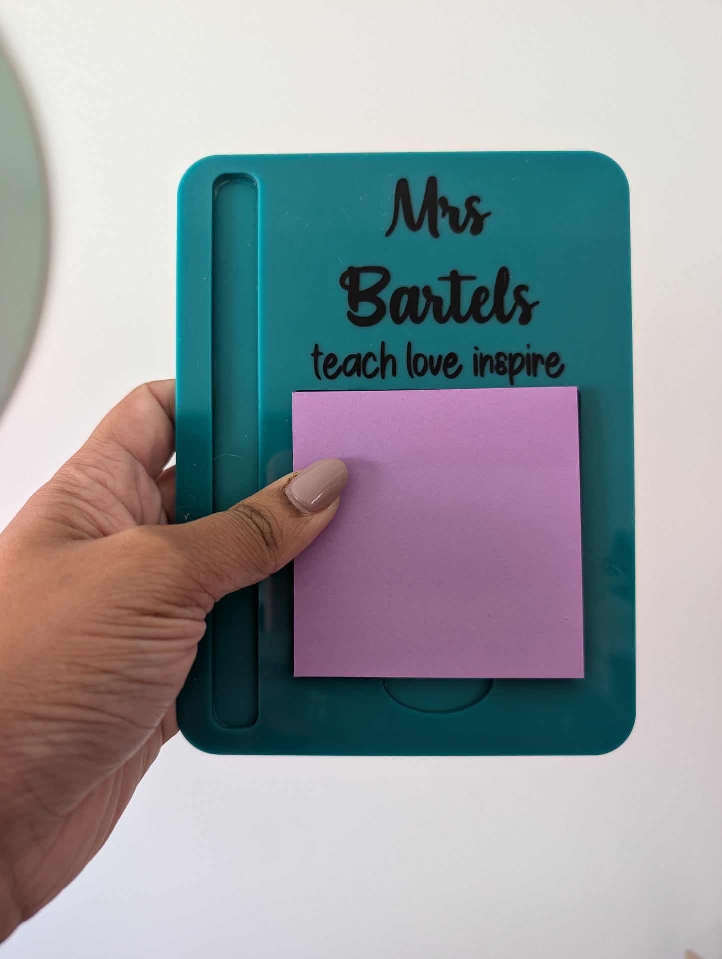 Teacher Post It Note Holder