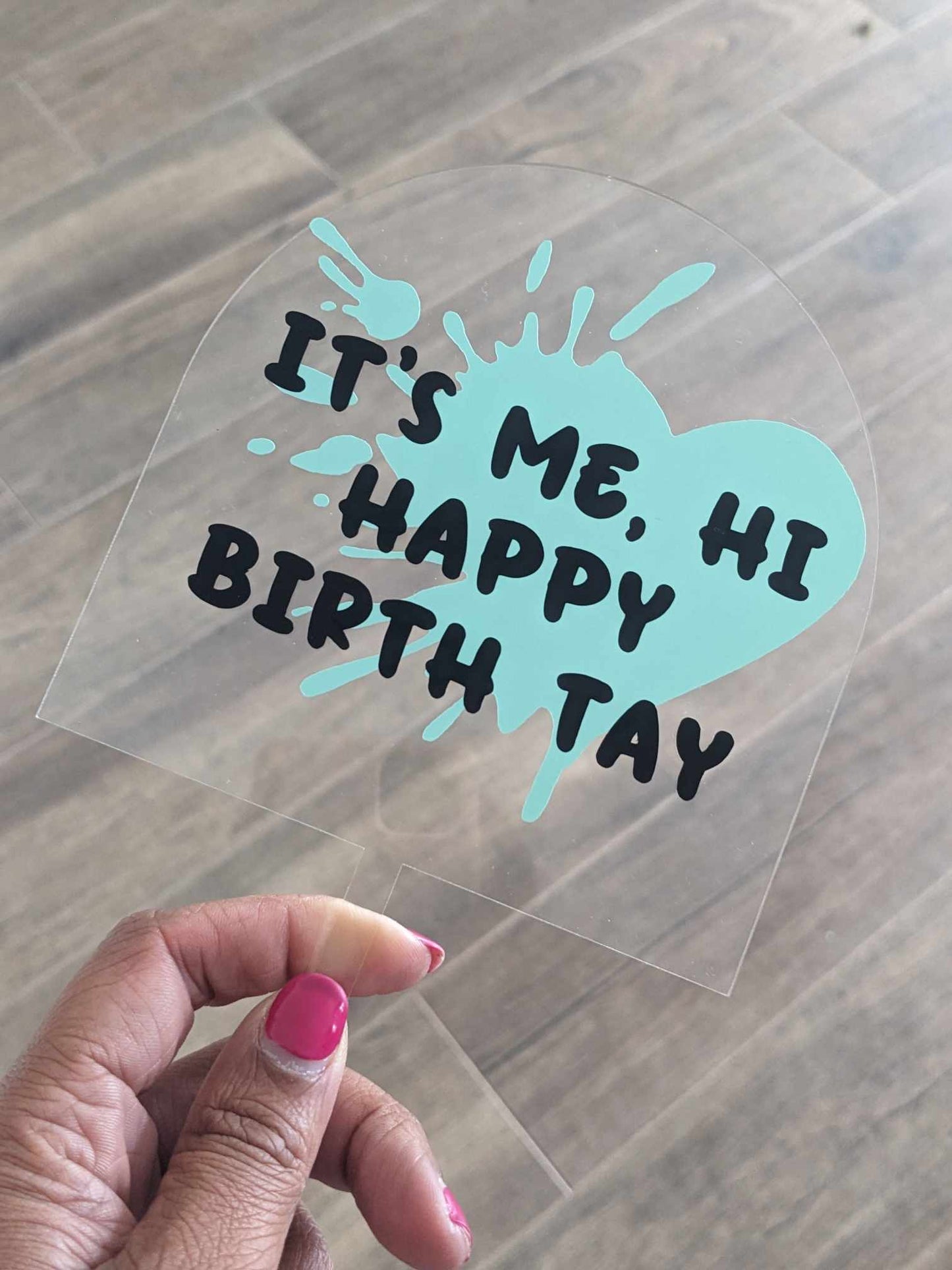 Tay Tay Swifty Birthday Cake Topper