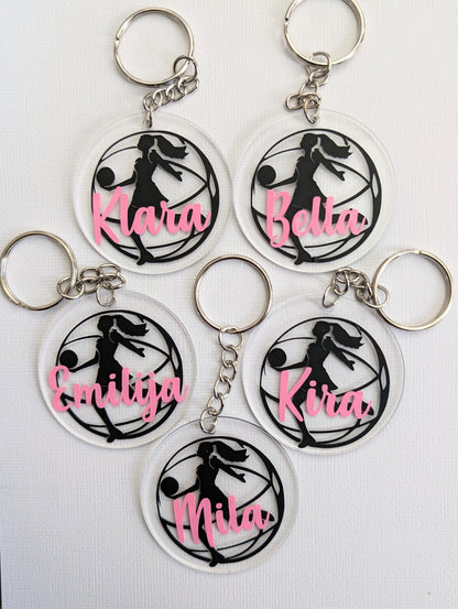 Netball Keyring for Kids