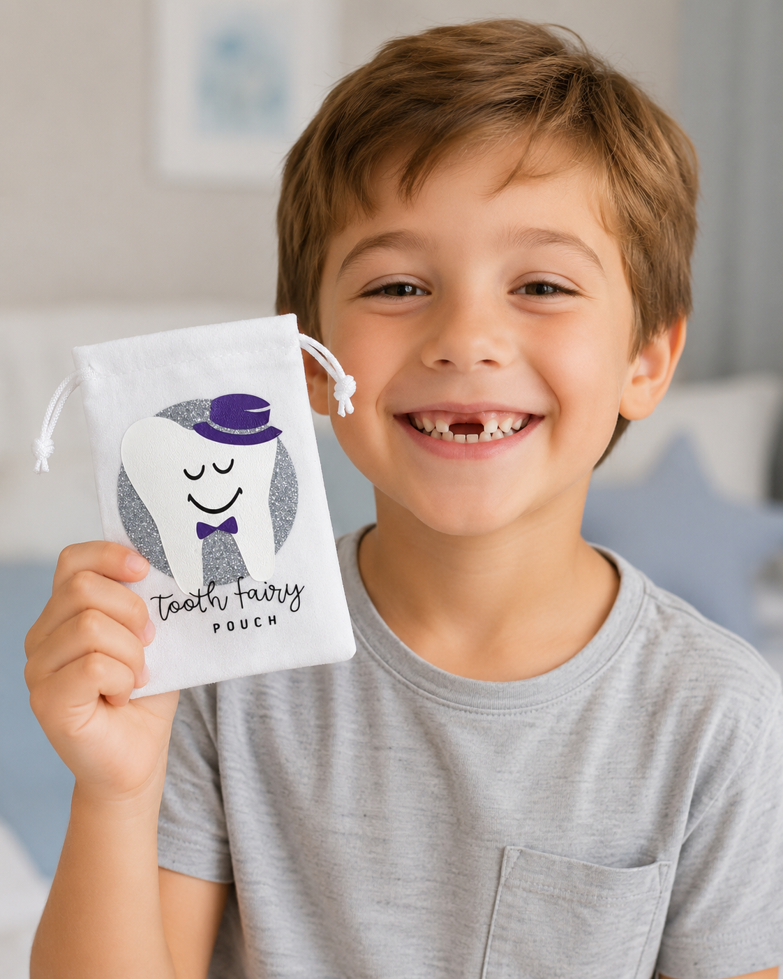 Tooth Fairy Bag - Purple Top Hat