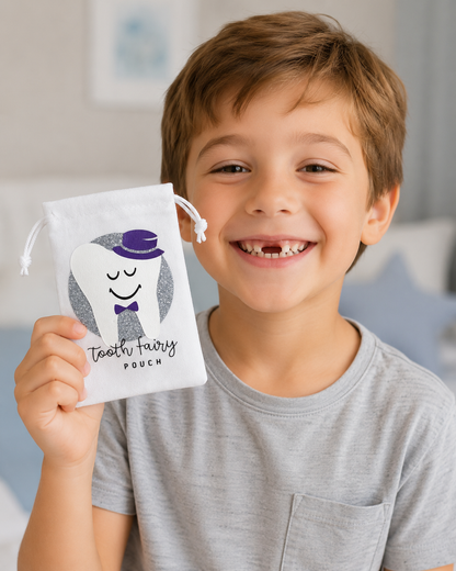 Tooth Fairy Bag - Purple Top Hat