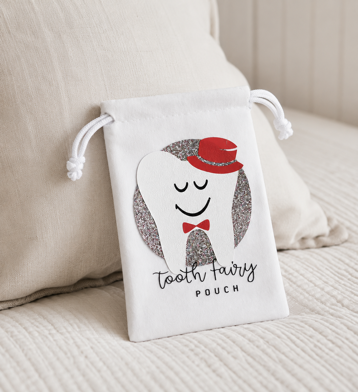 Tooth Fairy Bag - Red Top Hat