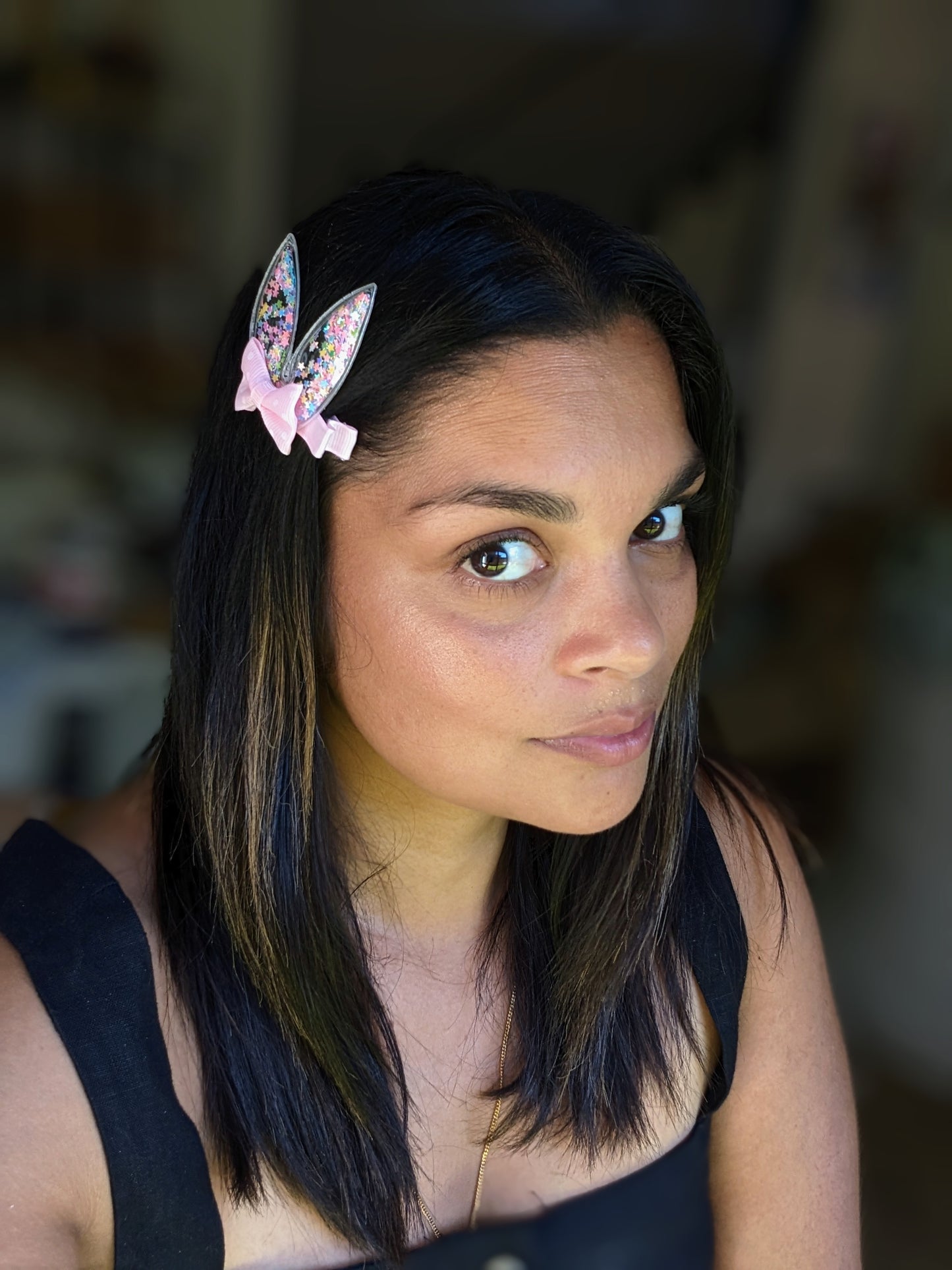 Adorable Bunny Ear Easter Hair Clip