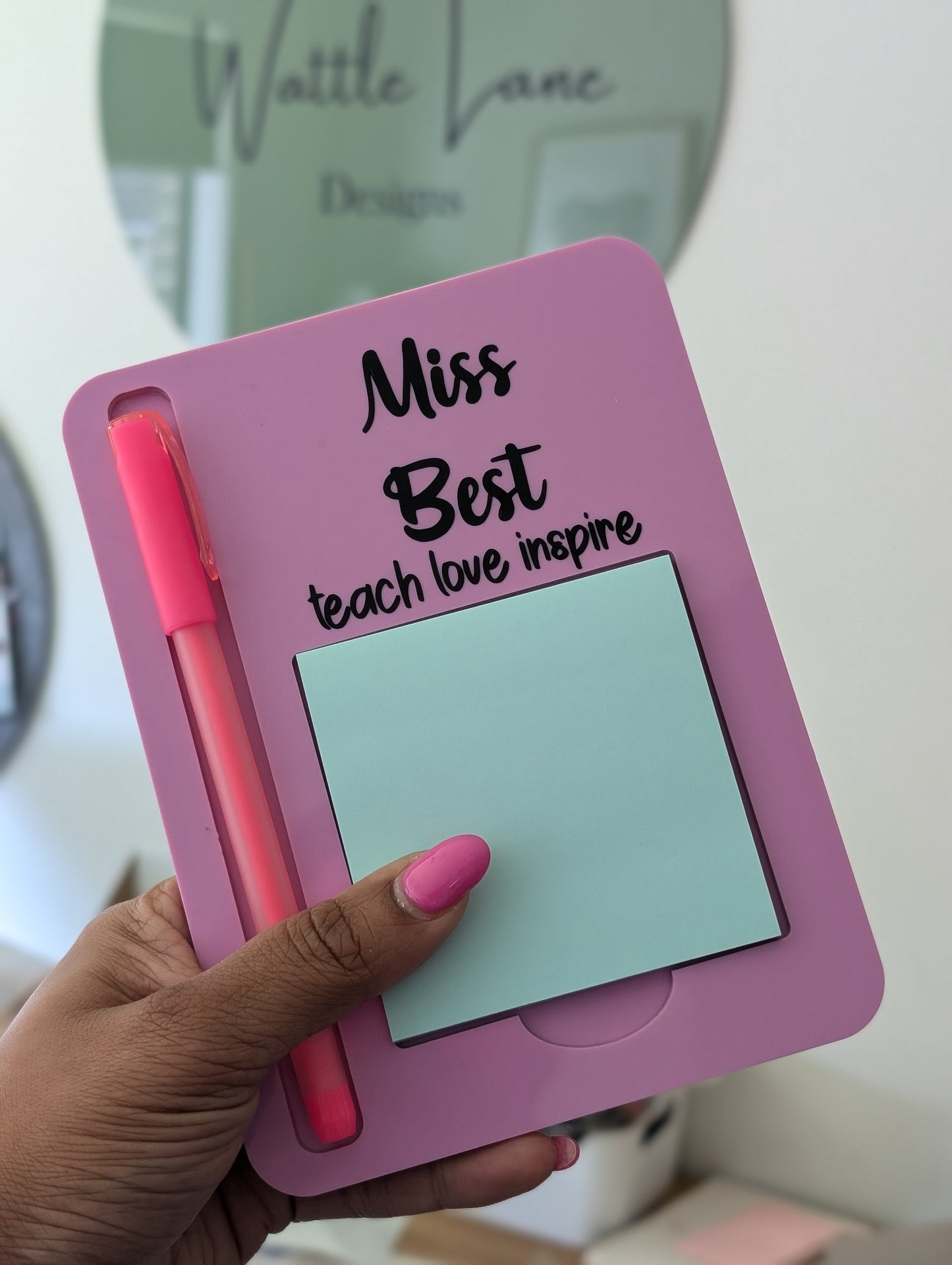 Teacher Post It Note Holder