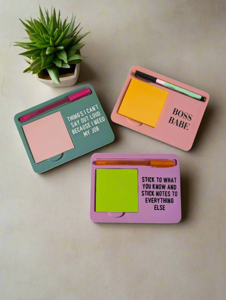 Post It Note Holder