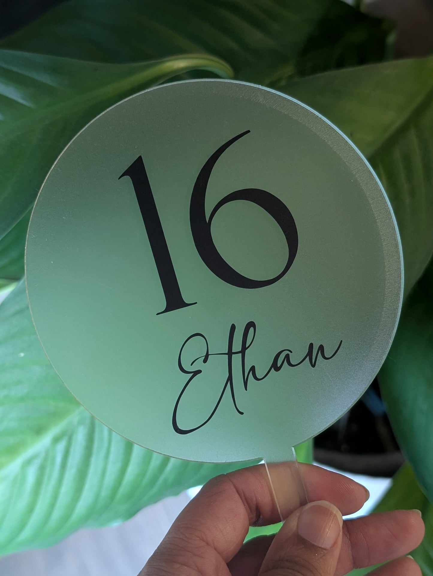 Personalised Birthday Cake Topper with Age