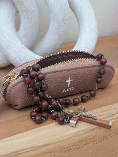Personalised Rosary Bead Pouch