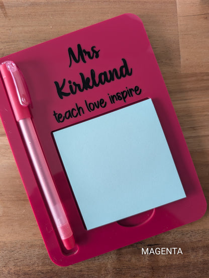 Teacher Post It Note Holder