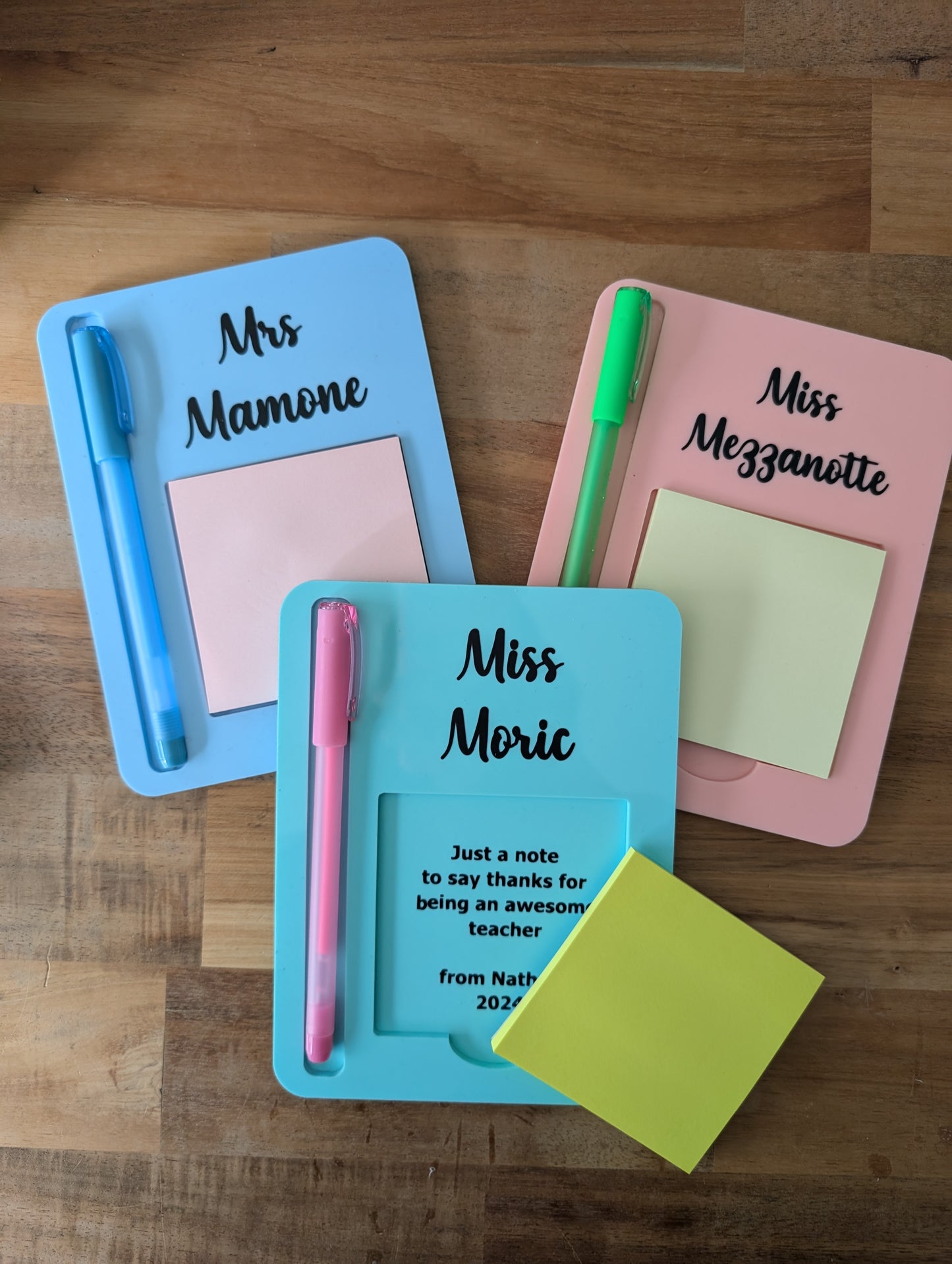 Teacher Post It Note Holder