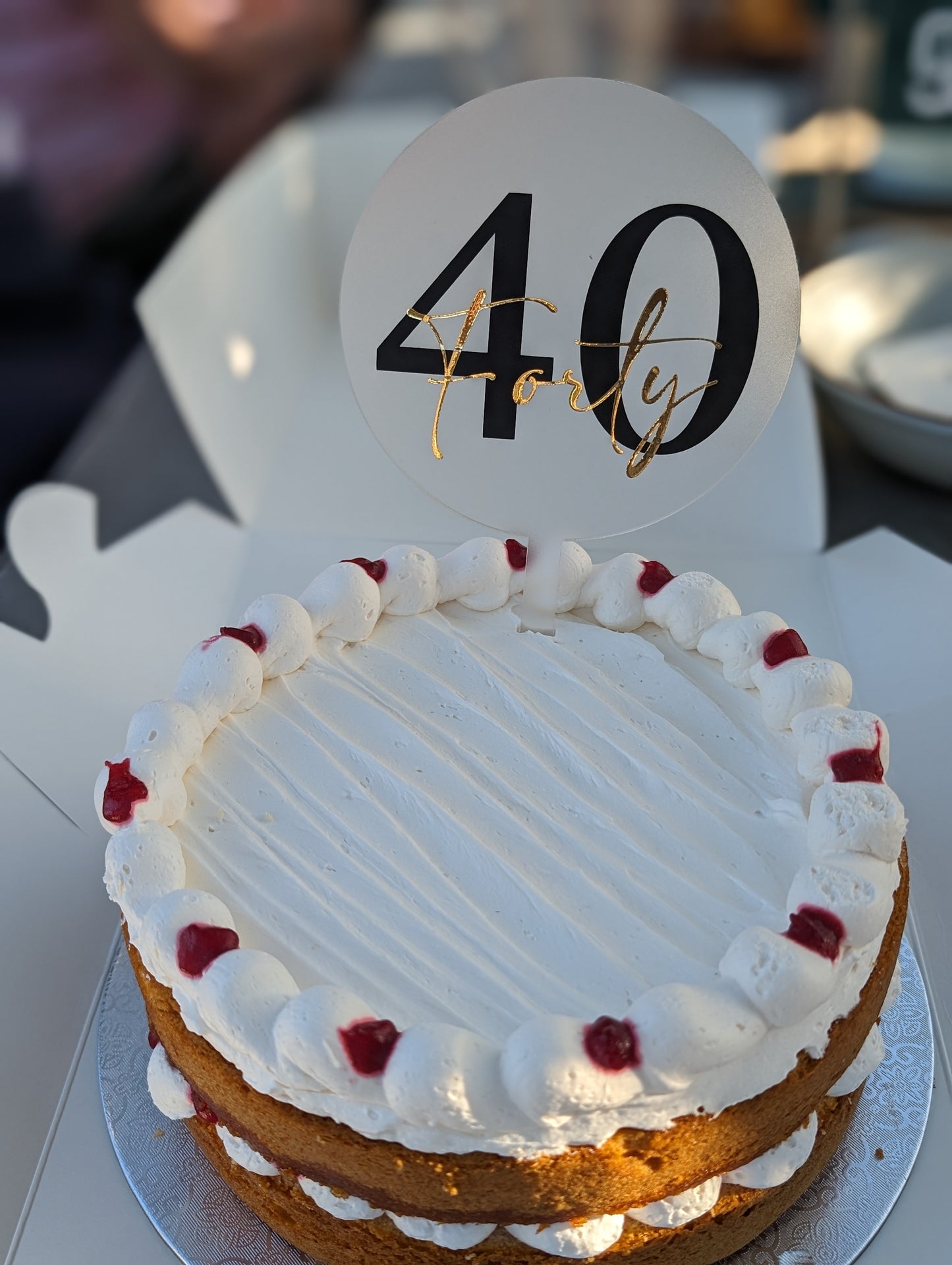 40th Birthday Cake Topper