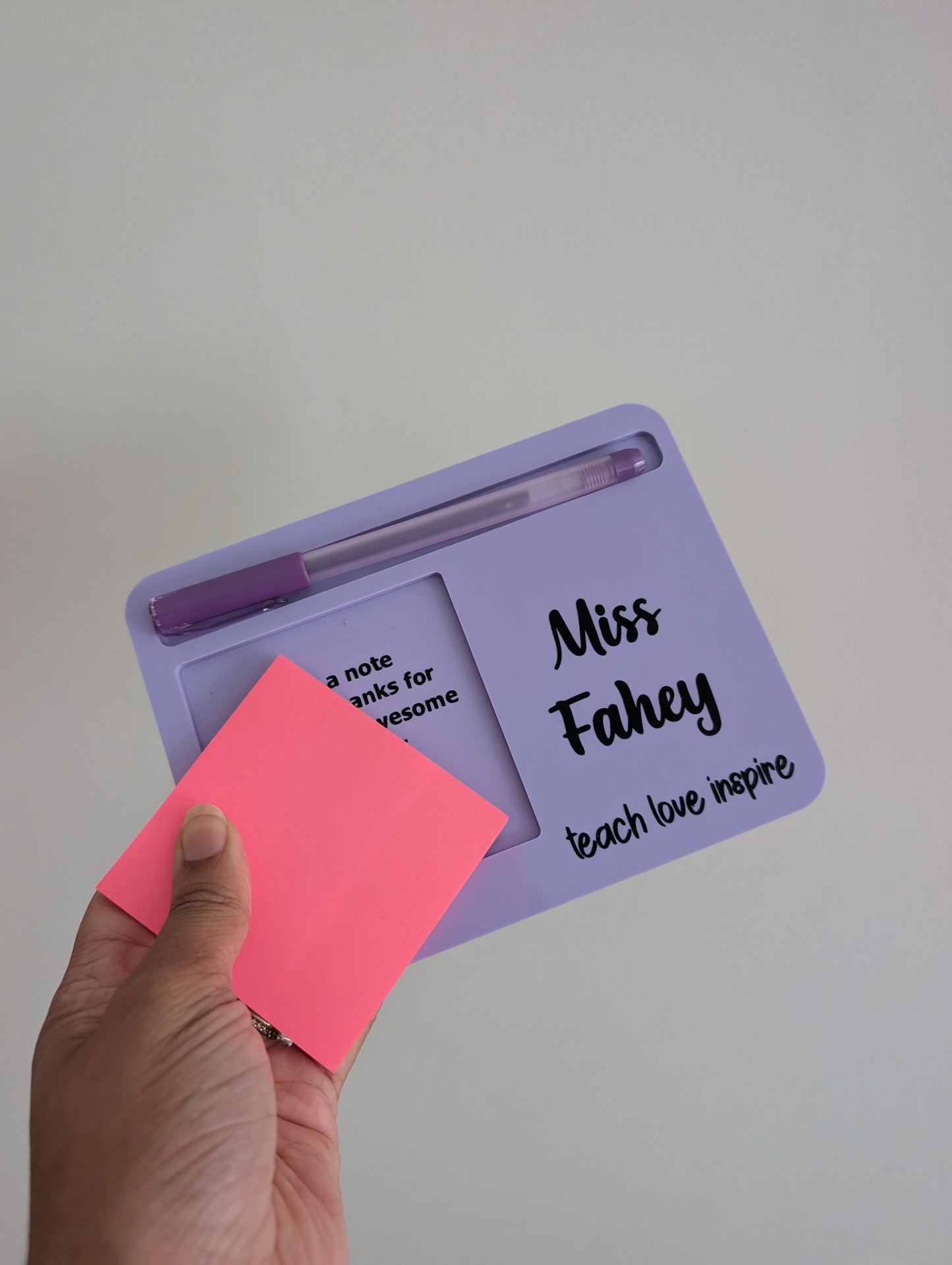 Teacher Post It Note Holder