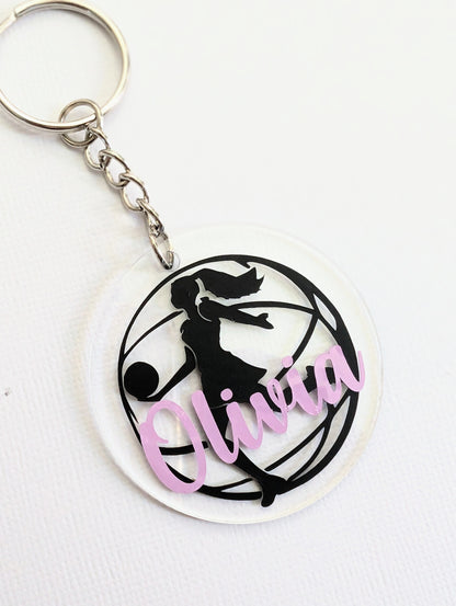 Netball Keyring for Kids