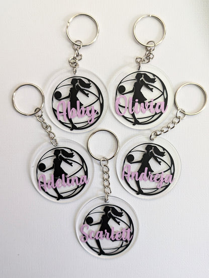 Netball Keyring for Kids