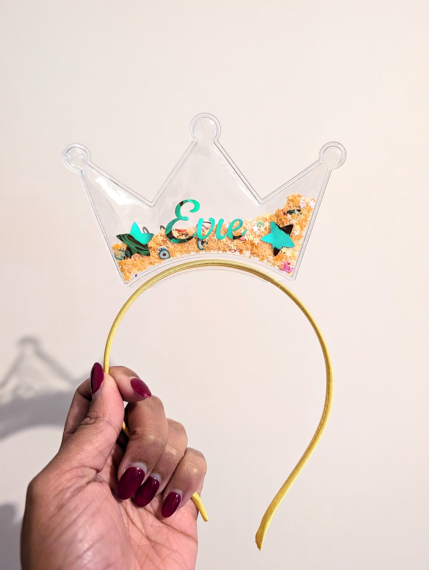 Glitter Crown Headband