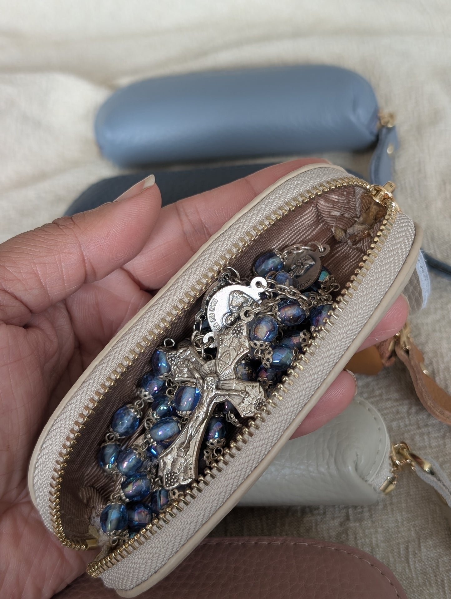 Personalised Rosary Bead Pouch