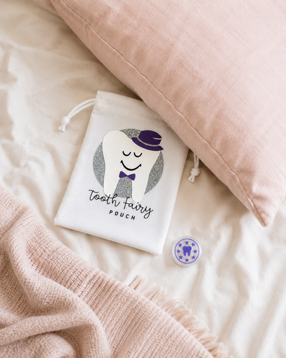 Tooth Fairy Bag - Purple Top Hat