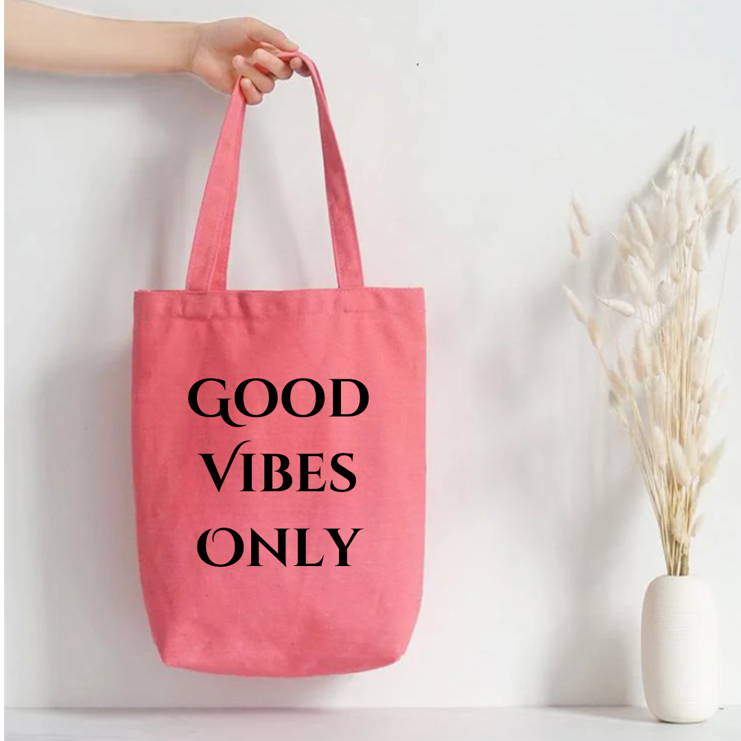 Good Vibes Only Shopping Tote Bag