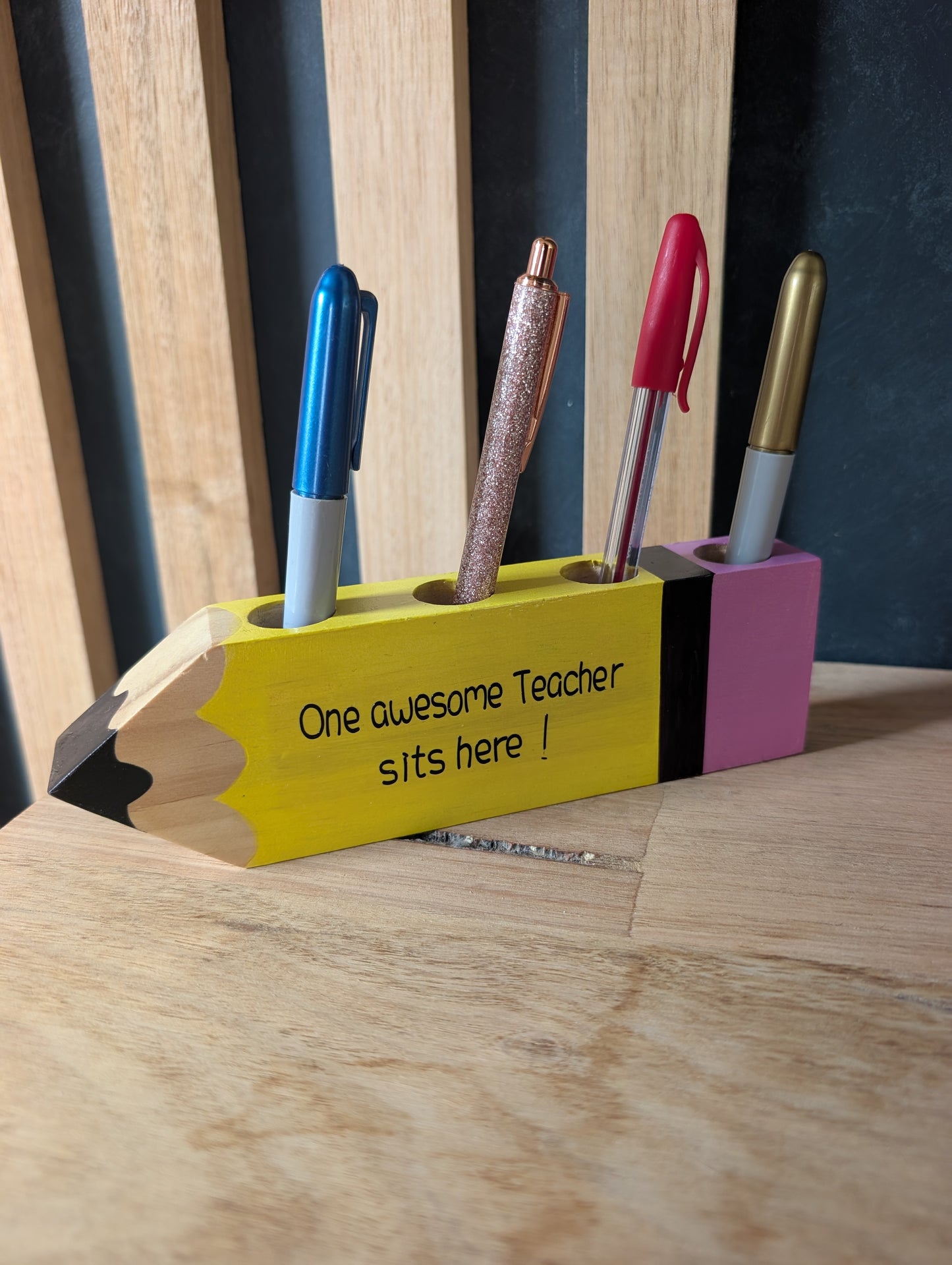Teacher Pen Holder and Pencil Case set