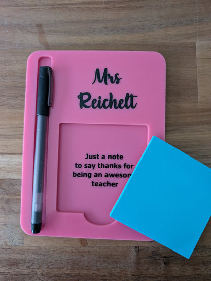 Teacher Post It Note Holder