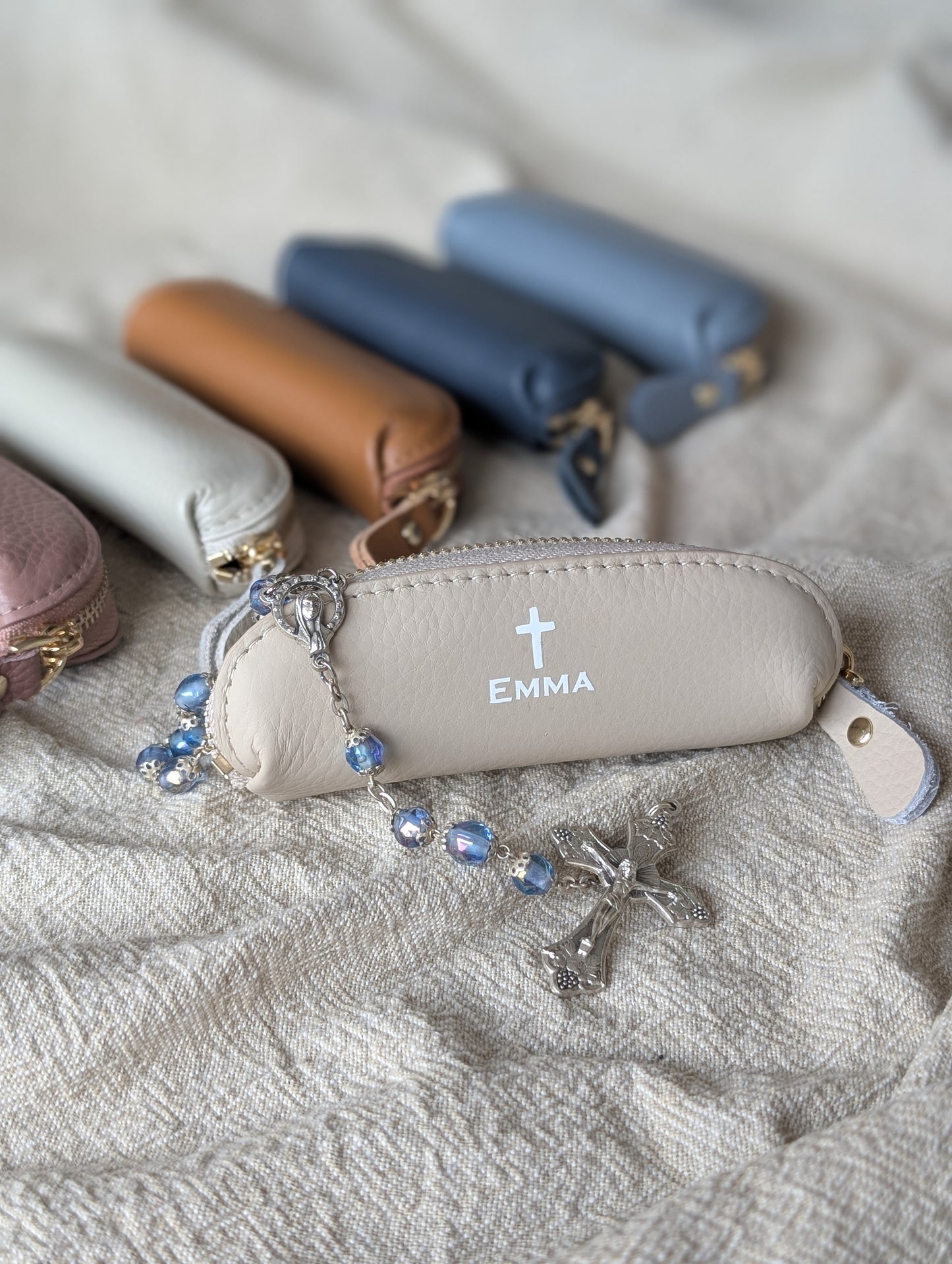 rosary bead small carry pouch